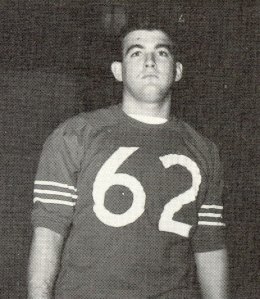 Coalinga Community College football Captain Frank Gornick.